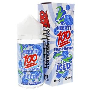 keep it 100 blue slushie iced